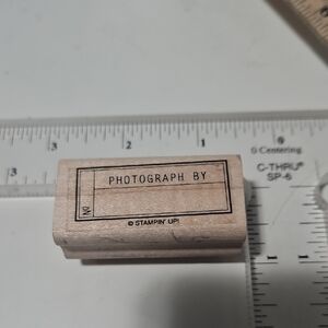 Photograph By Rubber Stamp